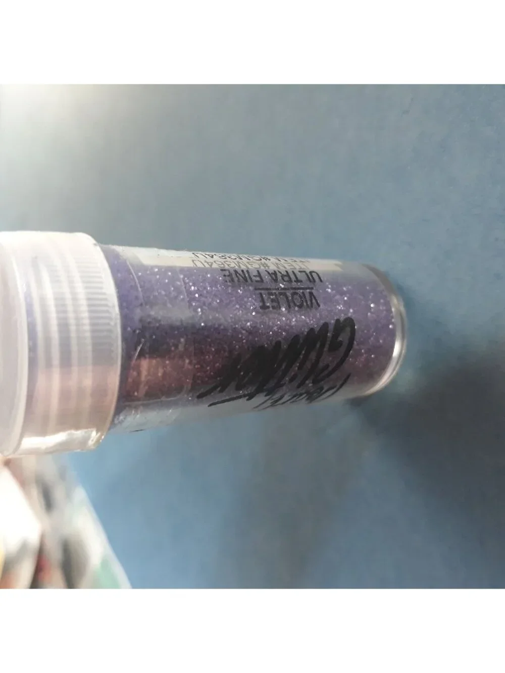 Recollections Extra Fine Glitter Violet Purple Craft Supply 0.62Oz